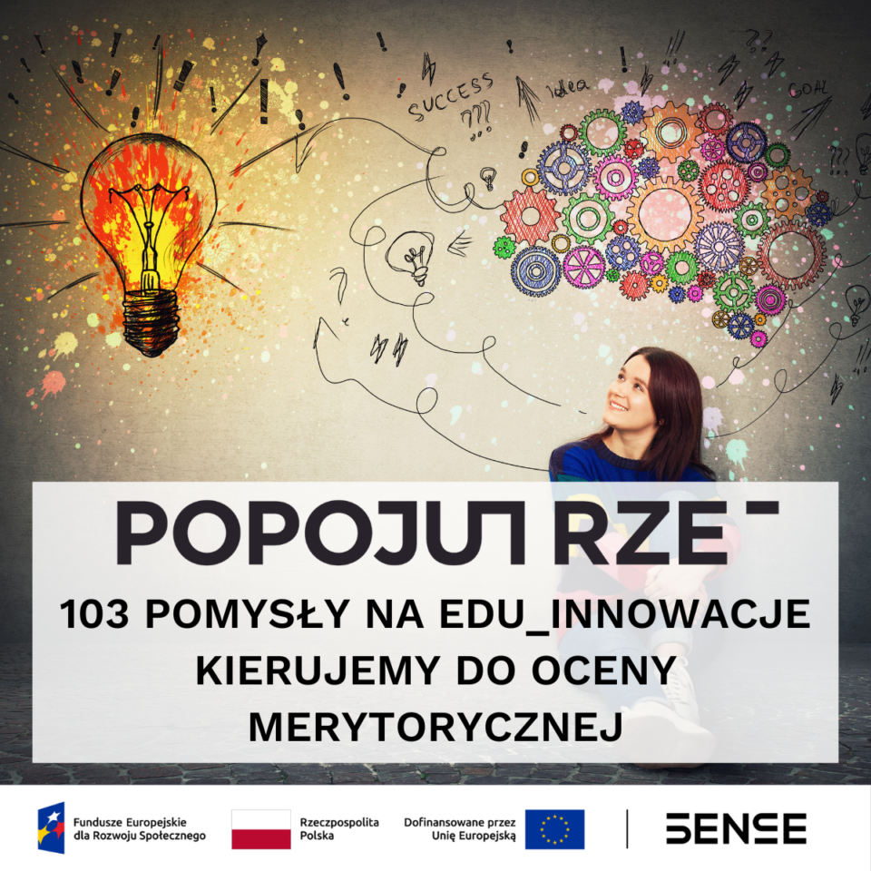 grafika informująca o przekazaniu zgłoszeń złożonych w pierwszym naborze POPOJUTRZE 3.0 do oceny merytorycznej