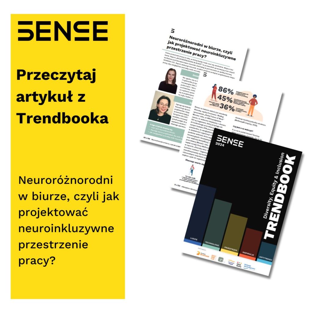 Artykuł Trendbook #11 Neuroróżnorodni w biurze, czyli jak projektować neuroinkluzywne przestrzenie pracy
