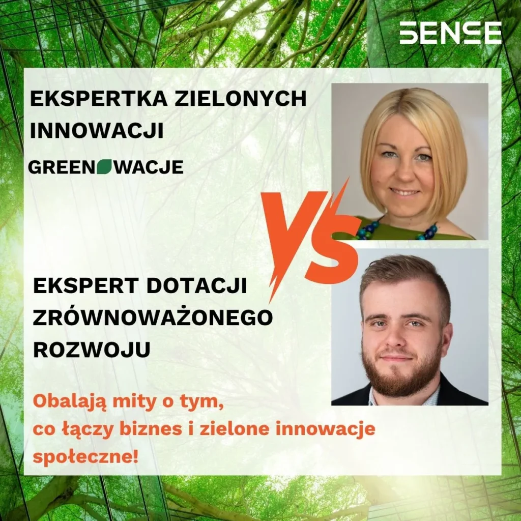 Beata i Kamil z SENSEconsulting rozmawiają o zielonych innowacjach społecznych, Smart Communities i finansowaniu UE