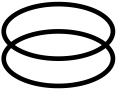 logotyp przedstawiający dwa owalne kółka ułożone względem siebie równolegle
